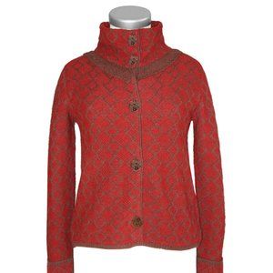 Tweed Pattern Peruvian Cardigan